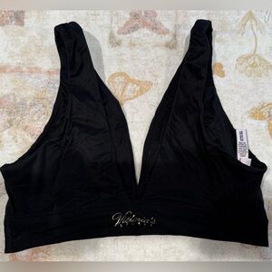 Victoria's Secret Medium Black Plunging Bralette